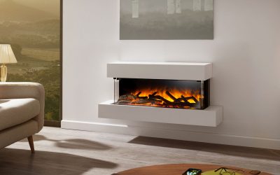 Flamerite Wall Mounted Electric Fireplace Suites